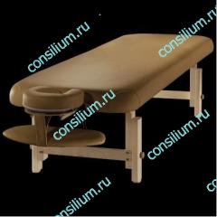 (Кушетка массажная) массажный стол стационарный деревянный COMFORT (СА1) односекционный